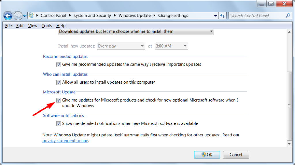 תקלה Windows 7 Update 80248015